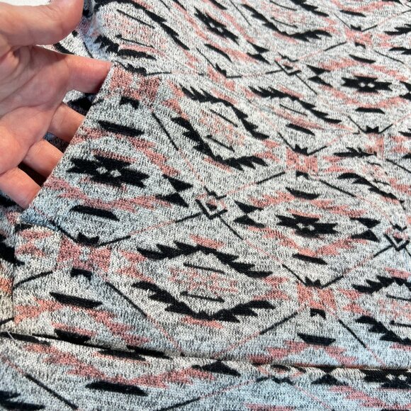 Derek Heart Aztec Cowl Neck Sweater size M  comfy cozy - Picture 5 of 10